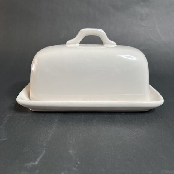 Rae Dunn, Artisan Collection, Covered Butter Dish, SPREAD Text,Ceramic,Farmhouse - Picture 7 of 14